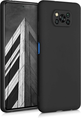 Aaralhub Back Cover for Poco X3 Pro, Poco X3(Black, Camera Bump Protector)