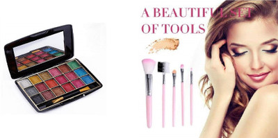 AVEU MATTE EYESHADOW 12G, SP-8018 (3) 12 g (MULTICOLOR)(2 Items in the set)