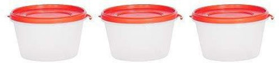 Cutting EDGE Plastic Grocery Container  - 750 ml(Pack of 3, Red)