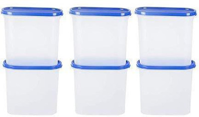 Cutting EDGE Plastic Utility Container  - 1800 ml(Pack of 6, Blue)