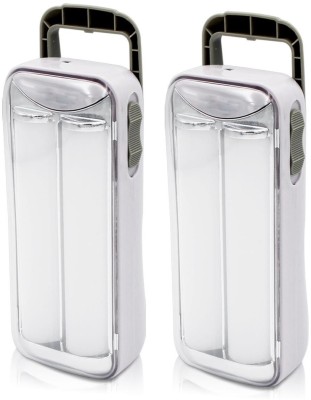 Make Ur Wish Rocklight Small Emergency Rechargeable 2 Tube Light. 6 hrs Lantern Emergency Light(White TUBE PACK OF 2)