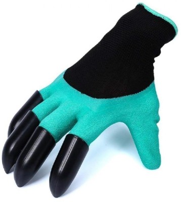 Riddhi Enterprise arden Gloves Right Hand Fingertips with Claws for Safe Pruning Farming Digging and Planting Gardening Shoulder Glove Gardening Shoulder Glove