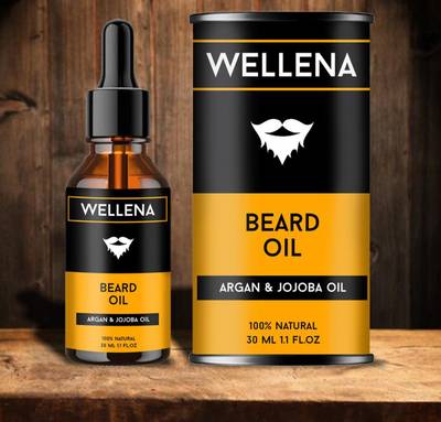 Wellena Beard Growth Oil Hair Oil  (30 ml)