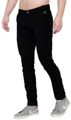 Strobine Slim Men Black Jeans
