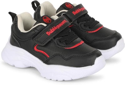 Bubblegummers Boys Velcro Sneakers(Black, 18 - 20 Years)