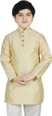 SG Boys Printed Ethnic Dress Kurta(Brown)