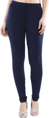 TRASA Churidar  Western Wear Legging(Blue, Solid)