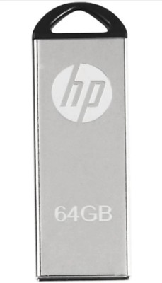 HP usb v220w 64 GB Pen Drive(Grey, Black)
