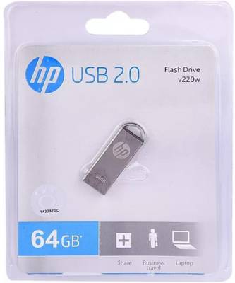 HP usb v22w 64 GB Pen Drive  (Grey)