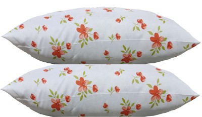 Swikon star Polyester Fibre Floral Sleeping Pillow Pack of 2(Multicolor)