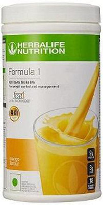 HERBALIFE Formula 1 Nutritional Shake - Mango Flavor For Weight Management Plant-Based Protein(500 g, Mango)