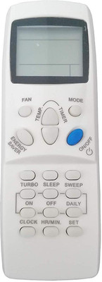 BhalTech 100B AC Compatible for  AC Carrier Remote Controller(White)
