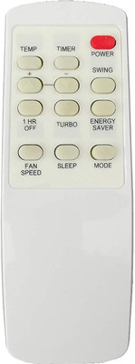 BhalTech VE- 79 AC Compatible for  AC Carrier/HAIER/VOLTAS Remote Controller(White)