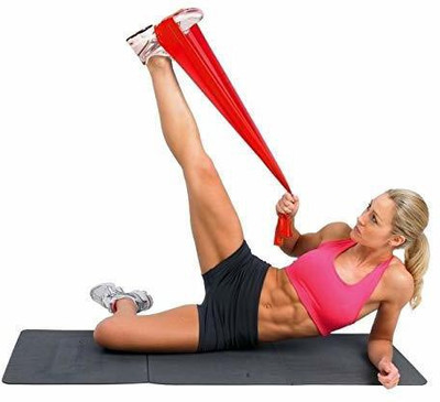 Spocco Resistance Band Loop Yoga, Fitness Vb57 Resistance Tube(Red)