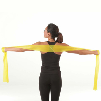 Spocco Band Loop Legs, Waist, Shoulders, Hips and Strength Training Resistance Tube(Yellow)