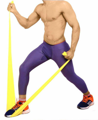 Spocco Body Exerciser THERA - Latex Band Fitness Band Resistance Band Resistance Tube(Yellow)