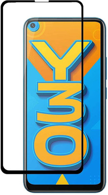GDBUY Edge To Edge Tempered Glass for Vivo Y30(Pack of 1)