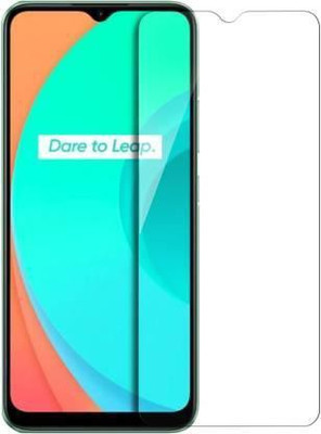 NKL Edge To Edge Tempered Glass for Realme C11(Pack of 2)