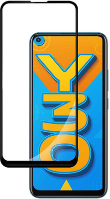 GDBUY Edge To Edge Tempered Glass for Vivo Y30(Pack of 1)