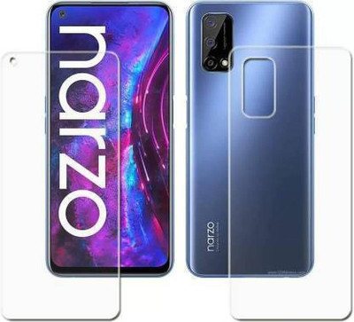 TevarSmart Front and Back Tempered Glass for Realme Narzo 30 Pro(Pack of 2)