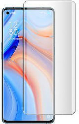 VPrime Edge To Edge Tempered Glass for LUXURY:-Oppo reno 4 5G(Pack of 1)