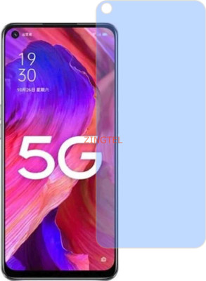 ZINGTEL Tempered Glass Guard for OPPO A93 5G (Impossible AntiBlue Light)(Pack of 1)