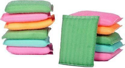 Ridhi Sidhi Scratch Proof Scrub Sponge(Medium, Pack of 12)