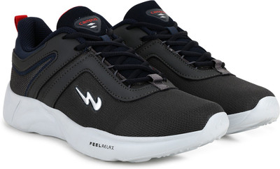 CAMPUS HARROW Walking Shoes For Men(Black , 9)