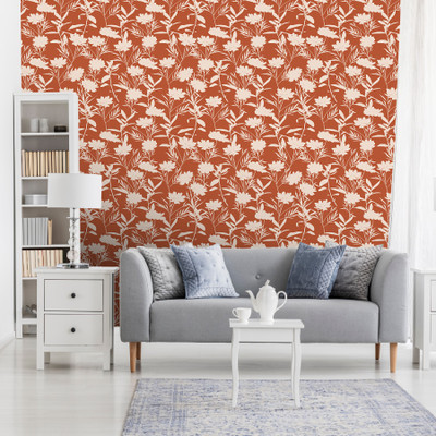 Asian Paints 45 cm EzyCR8 P&S Brown and Beautiful Removable Sticker(Pack of 1)