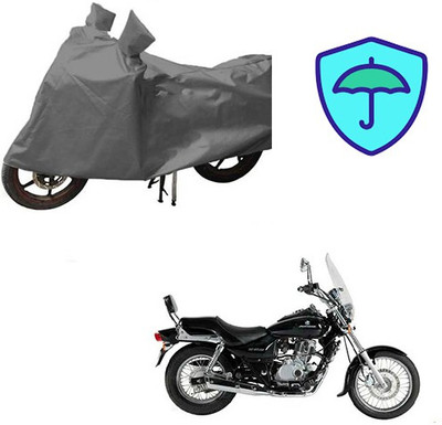 RPSENTTERPR Waterproof Two Wheeler Cover for Bajaj(Avenger 220 DTS-i, Grey)