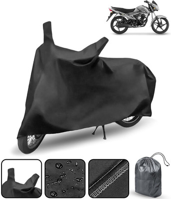 AutoRetail Waterproof Two Wheeler Cover for Suzuki(Hayate, Black)