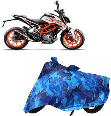 BIKECOVER Two Wheeler Cover for KTM(Duke 390, Blue)