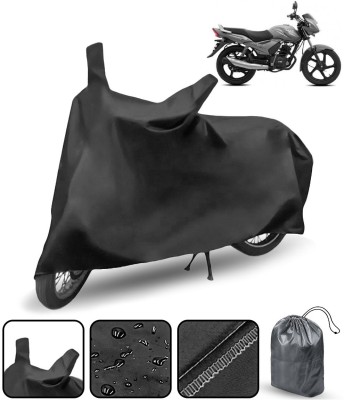 AutoRetail Waterproof Two Wheeler Cover for TVS(Star City Plus, Black)