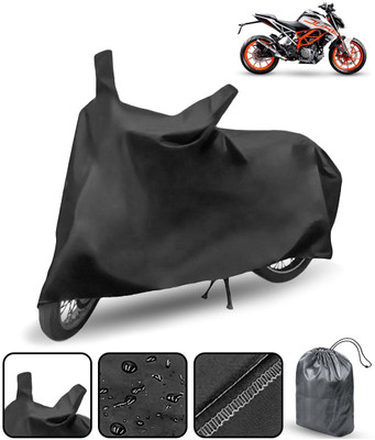 THE REAL ARV Waterproof Two Wheeler Cover for KTM(Duke 390, Black)