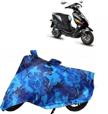 BIKECOVER Two Wheeler Cover for Hero(Electric Cruz, Blue)