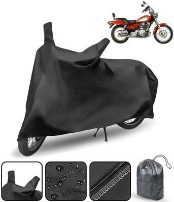 THE REAL ARV Waterproof Two Wheeler Cover for Yamaha(Enticer, Black)