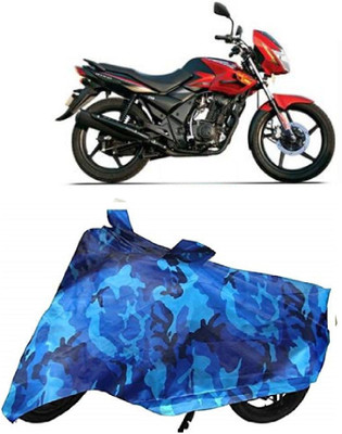 BIKECOVER Two Wheeler Cover for TVS(Flame, Blue)