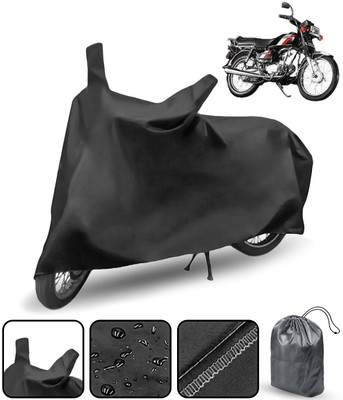THE REAL ARV Waterproof Two Wheeler Cover for Hero(CD 100 SS, Black)
