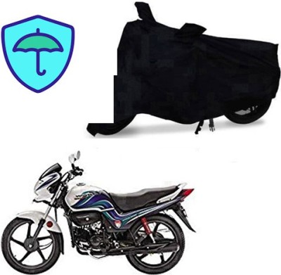 Feel heaven Two Wheeler Cover for Hero(Passion Pro TR, Black)