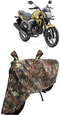 BIKECOVER Two Wheeler Cover for Honda(CB Trigger, Green)