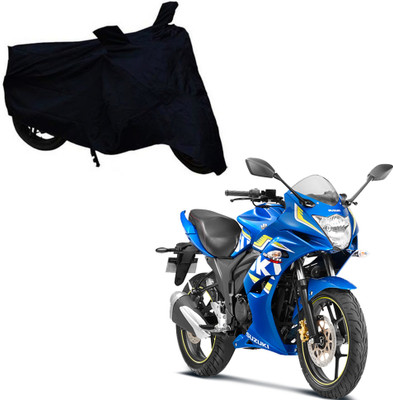 Autoinnovation Two Wheeler Cover for Suzuki(Gixxer SF, Black)