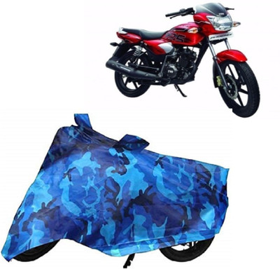 BIKECOVER Two Wheeler Cover for TVS(Phoenix 125, Blue)