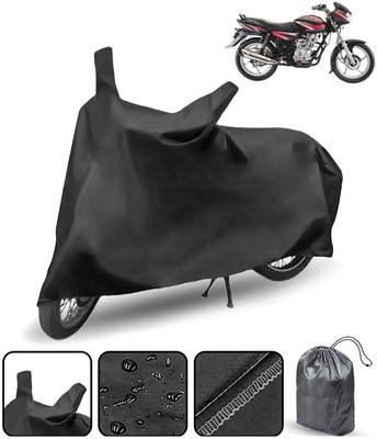 AutoRetail Waterproof Two Wheeler Cover for Bajaj(Discover 100 DTS-i, Black)