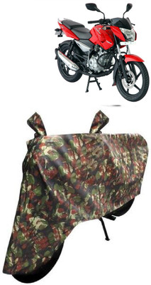 BIKECOVER Two Wheeler Cover for Bajaj(Pulsar 135 LS DTS-i, Green)