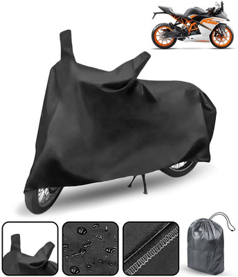 APNEK Waterproof Two Wheeler Cover for KTM(RC 200, Black)