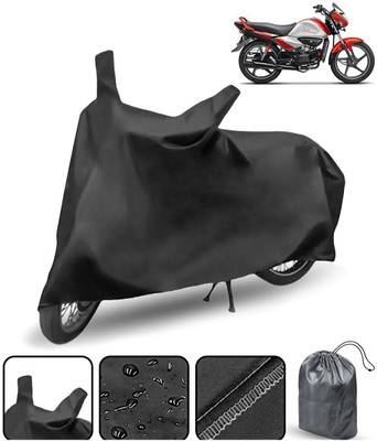 APNEK Waterproof Two Wheeler Cover for Hero(Splendor I Smart, Black)