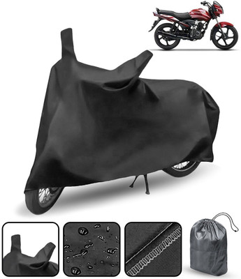 THE REAL ARV Waterproof Two Wheeler Cover for TVS(Jive, Black)