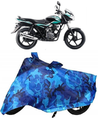 BIKECOVER Two Wheeler Cover for Bajaj(Discover 100 DTS-i, Blue)