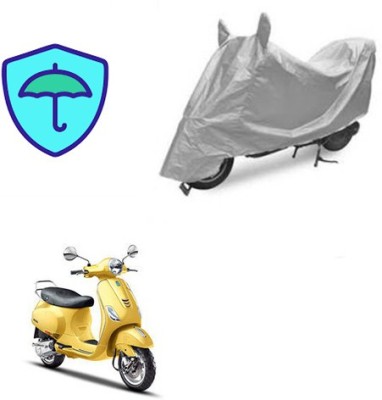 Feel heaven Two Wheeler Cover for Piaggio(Vespa SXL, Silver)