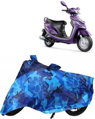 BIKECOVER Two Wheeler Cover for Mahindra(Rodeo, Blue)